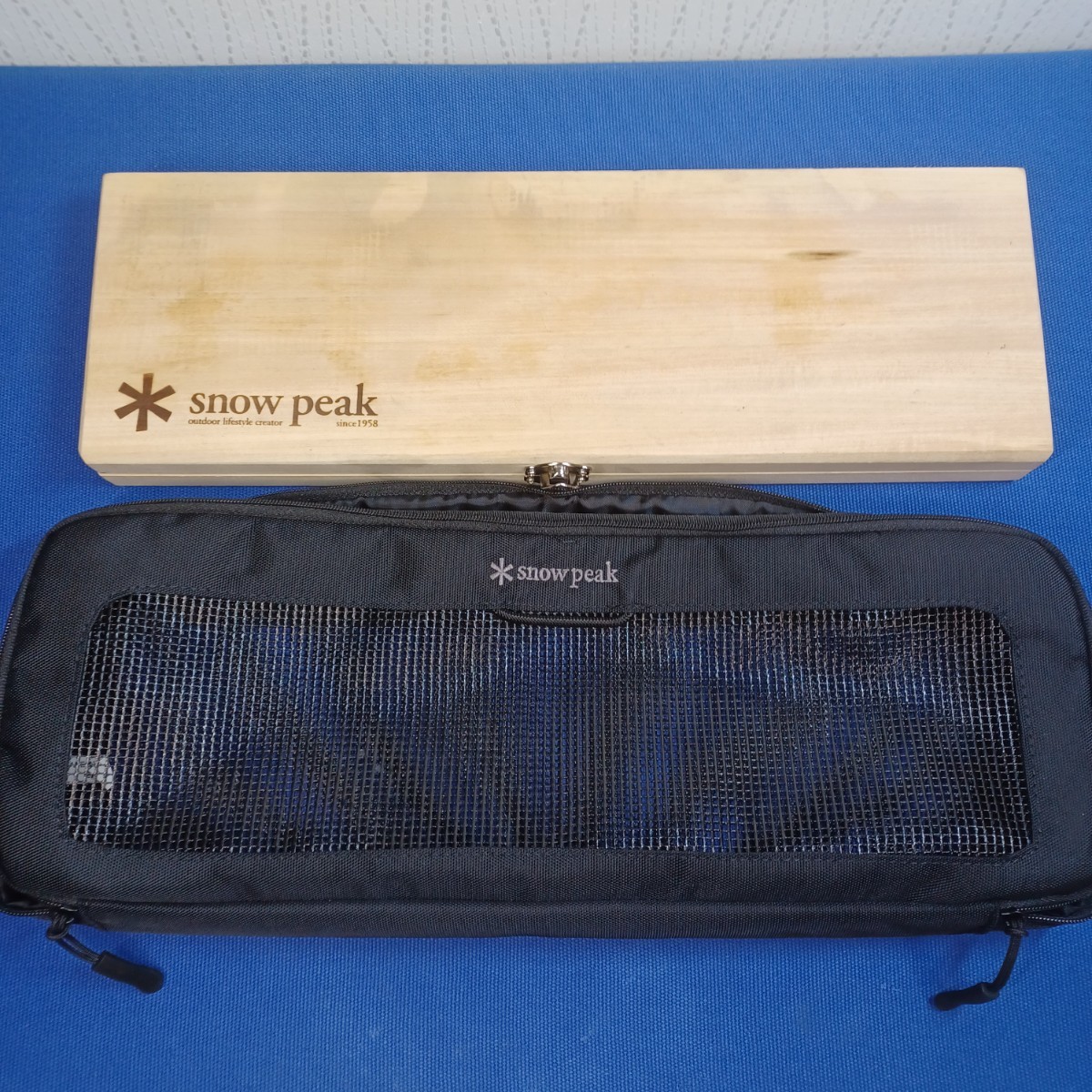 ◆snow peak スノーピーク 包丁◆アウドア用品◆ケース付◆全長約 29cm◆刃渡り約 16.5cm◆18才未満購入不可_画像2