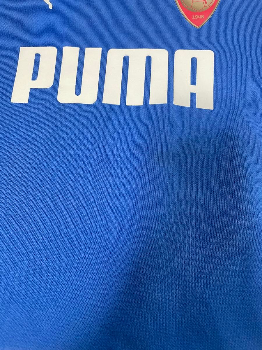 PUMA キッズ　トレーナー　裏起毛　ブルー　120