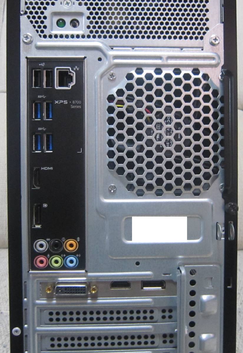 Dell XPS 8700 サクサク Core i7-4770～3.9Ghz×8/16G/新SSD256G+1T/GTX645/WiFi/W11/office2021_モニター出力は DVI HDMI＊2 D-Port＊2