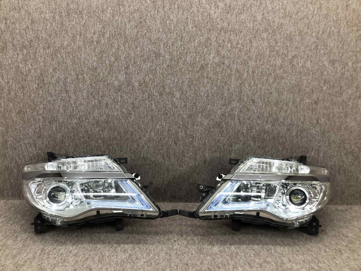 磨き済み 日産 純正 後期 C26 セレナ LED ヘッドライト 左右セット ヘッドランプ KOITO 100-23683_画像1