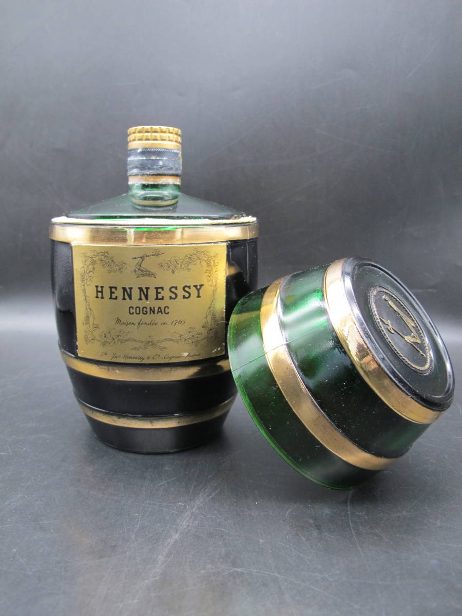 HENNESSY ヘネシー 樽型ボトル コニャック ブランデー【未開封品】古酒※難あり_画像8