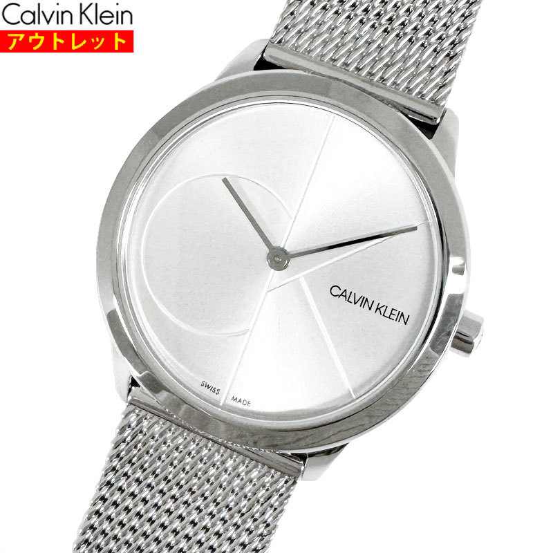 Calvin Klein Calvin Klein наручные часы новый товар * outlet K3M2212Z Mini maru кварц женский сетка нержавеющая сталь ремень параллель импортные товары 