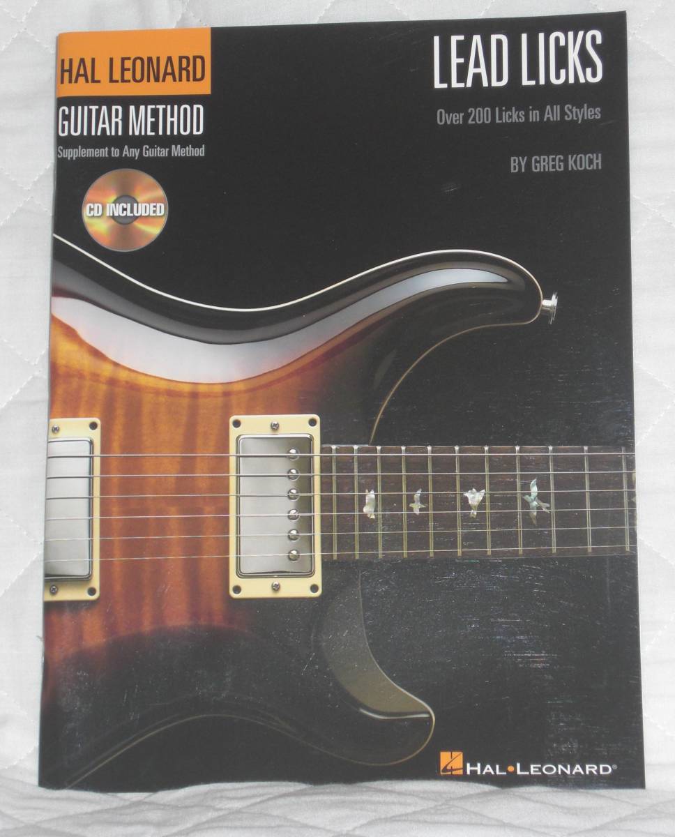 英語版 CD付 Lead Licks: Over 200 Licks in All Styles (Hal Leonard Guitar Method (Songbooks)) ペーパーバック 2003/1/1の画像1