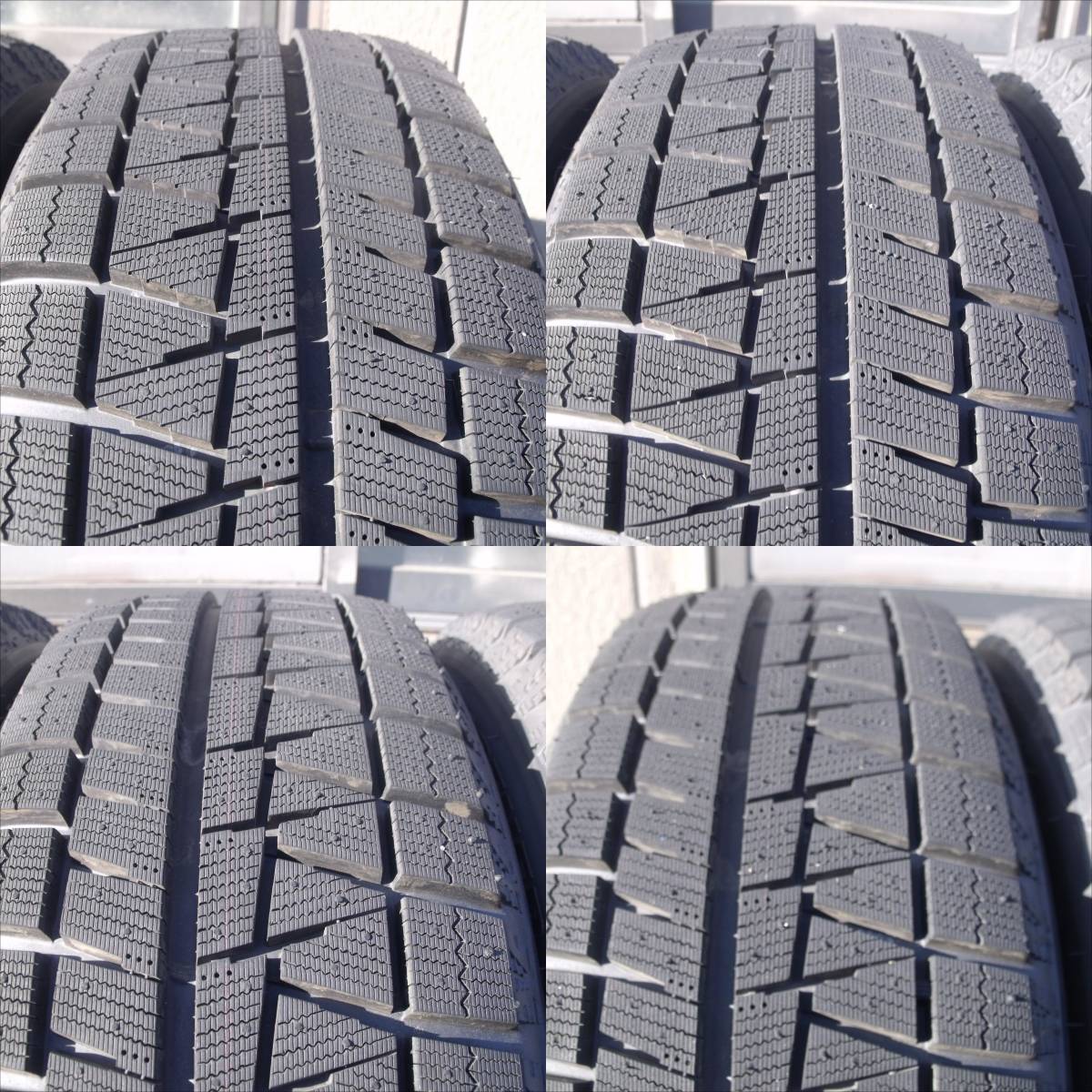 215/60R16 ブリヂストン FEID アルミホイール 16インチ 4本セット ブリヂストン ICE PARTNER2 2023年製 超バリ溝 スタッドレス_画像8