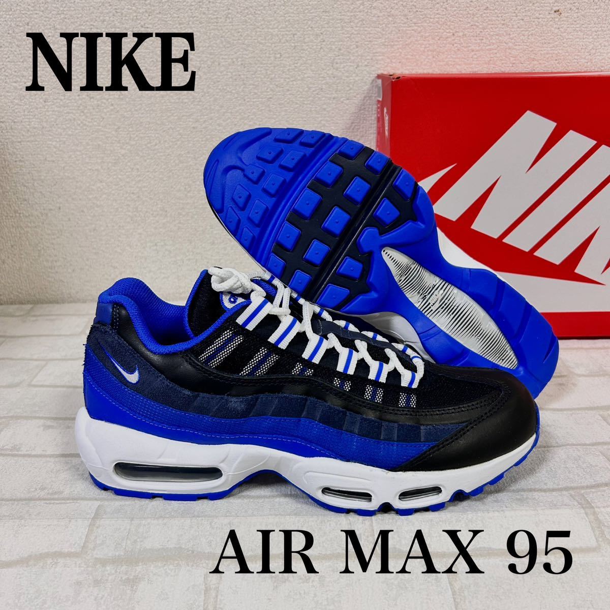 AIR MAX 95 NIKE メンズ 28センチ スニーカー 新品 ブルー_画像1