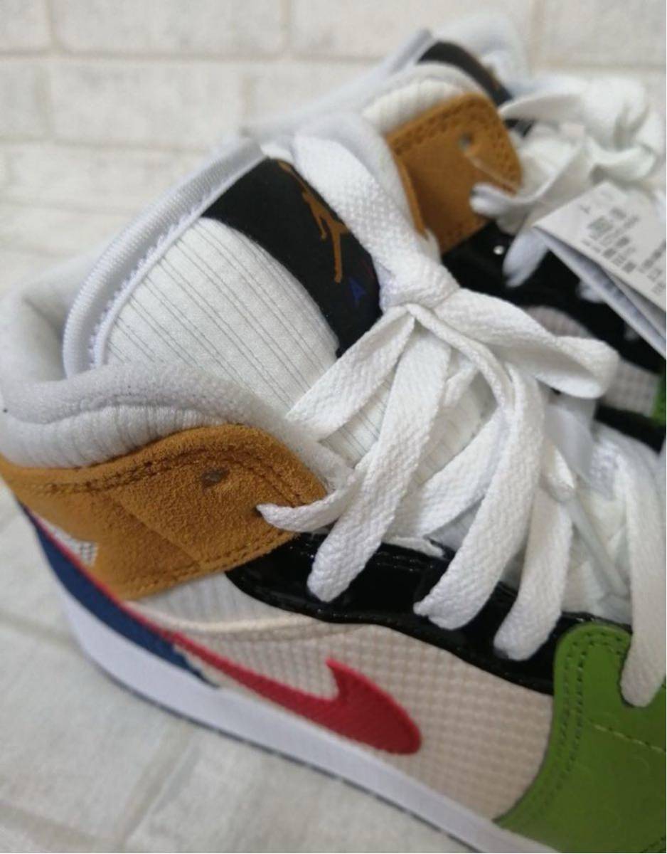 ナイキ 23.5センチ キッズ レディース スニーカー AJ1 MID SE