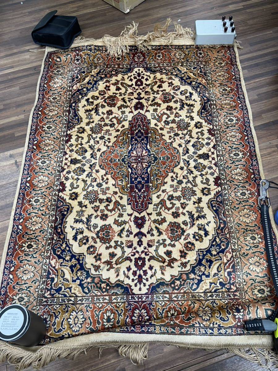 カーペット ラグ ペルシャ絨毯 イラン産 手織り 今季 カーペ 長方形ペルシャ絨毯 ??????_画像1