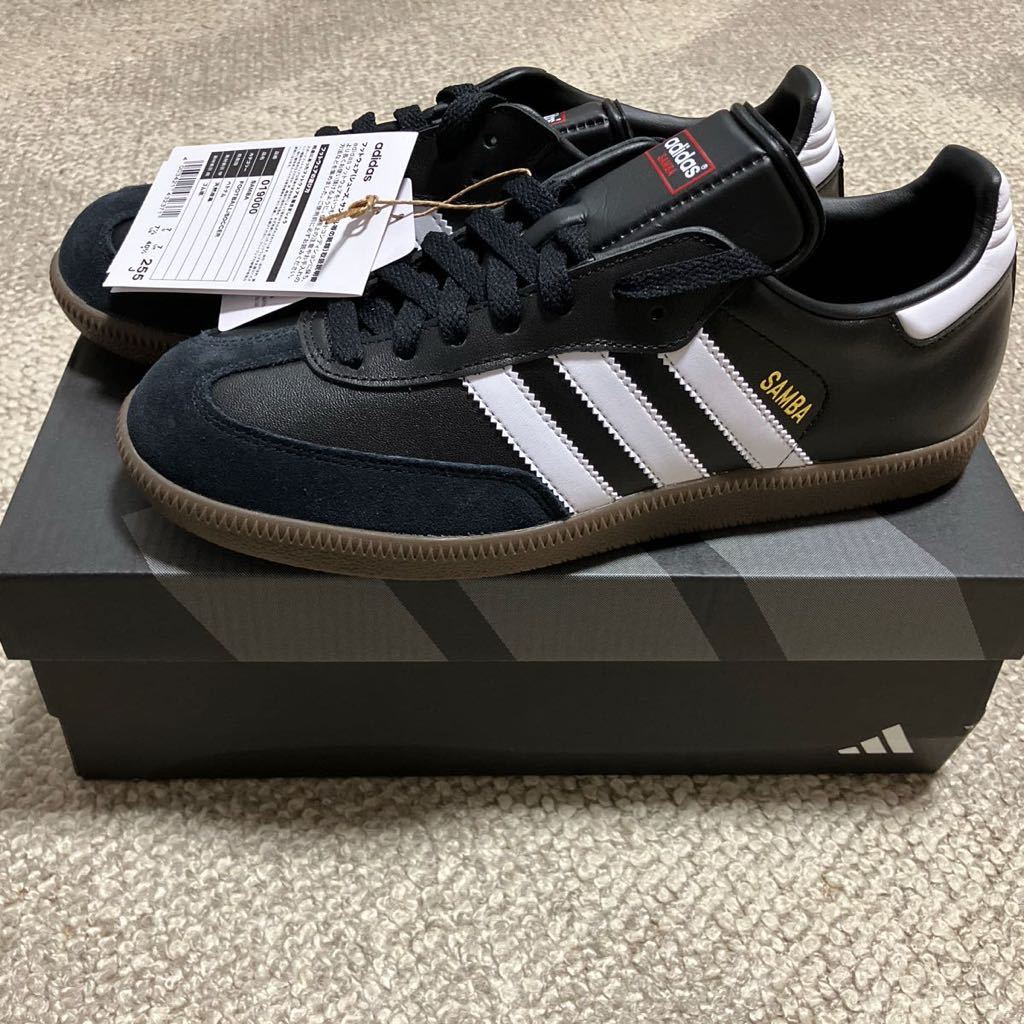 新品 アディダス adidas フットサルシューズ サンバ コアブラック 25.5cm 箱付_画像7