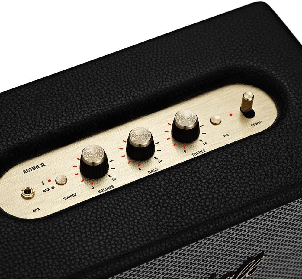 ☆新品未使用 送料無料☆Marshall ワイヤレススピーカー ACTON II ブラック 【国内正規品】の画像4