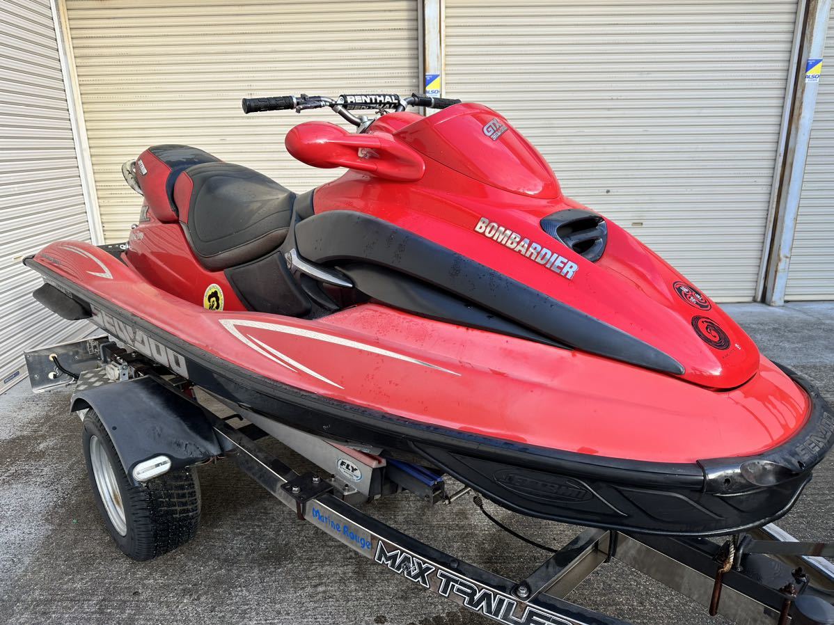 【大阪発】中古艇 SEADOO GTX 2000年モデル 2サイクル ジャンク エンジン不動 修理ベース 部品取り 輸出にいかが？_画像1