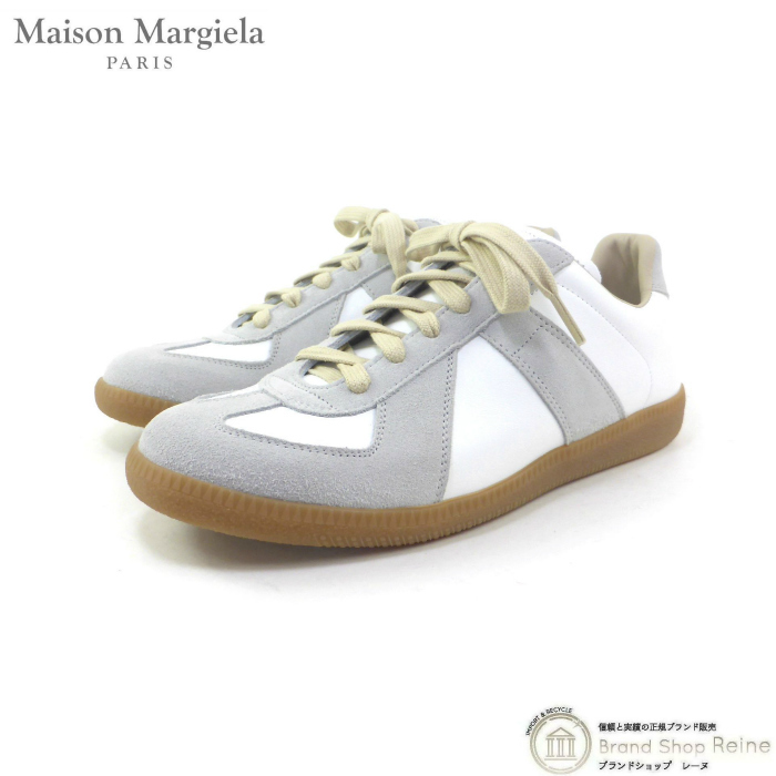 メゾン マルジェラ （Maison Margiela） レプリカ ジャーマントレーナー スニーカー シューズ S58WS0109 ダーティーホワイト #38（新品）_画像1