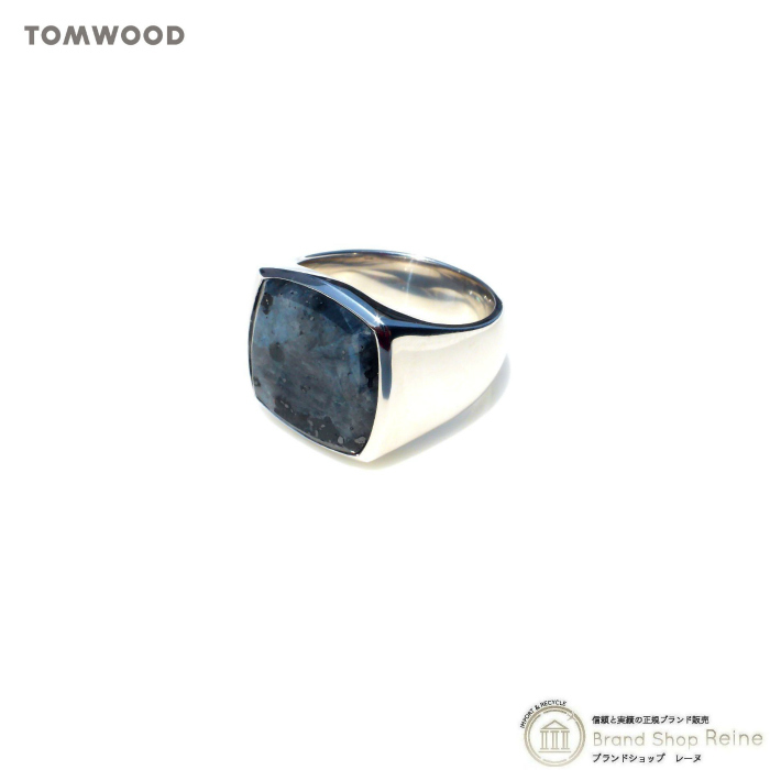 トムウッド （TOM WOOD） Cushion Ring クッション リング ラルビカイト シルバー 925 指輪 #62 21号 R74HPNW01S925 メンズ（新品）