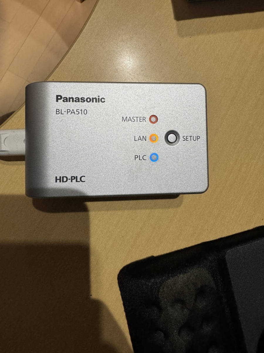 ★完動品★Panasonic PLCアダプター(2台1組) 高速通信 最大90Mbps すぐ使える 設定不要 スタートパック BL-PA510KT _画像6