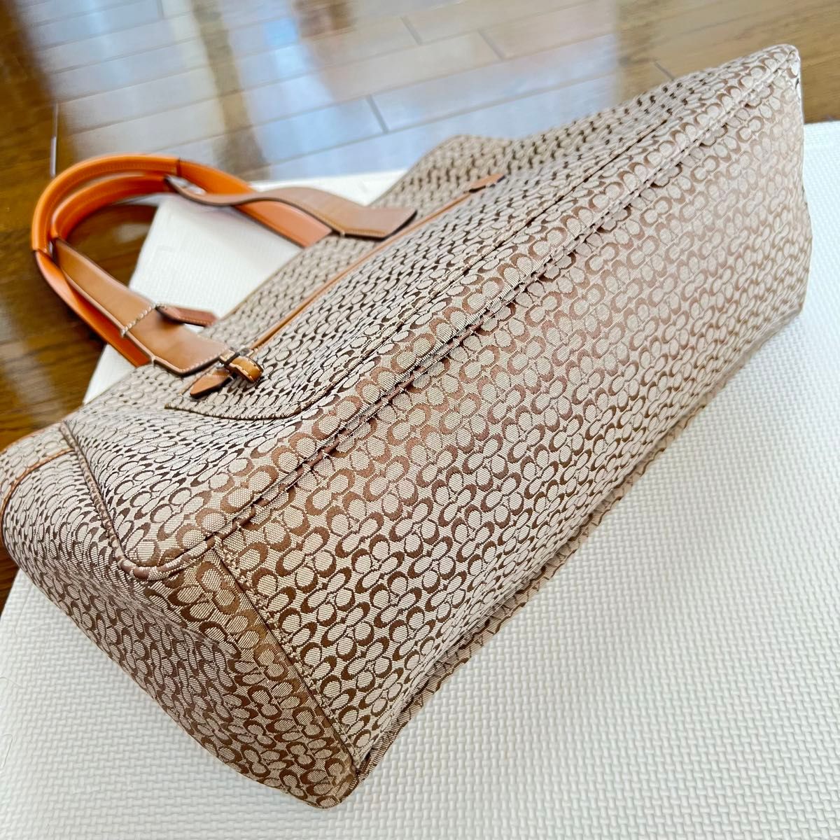 COACH コーチ 5707 キャンバス×レザー ハンドバッグ トート COACH コーチ 5707 キャンバス×レザー ハンドバッグ トート