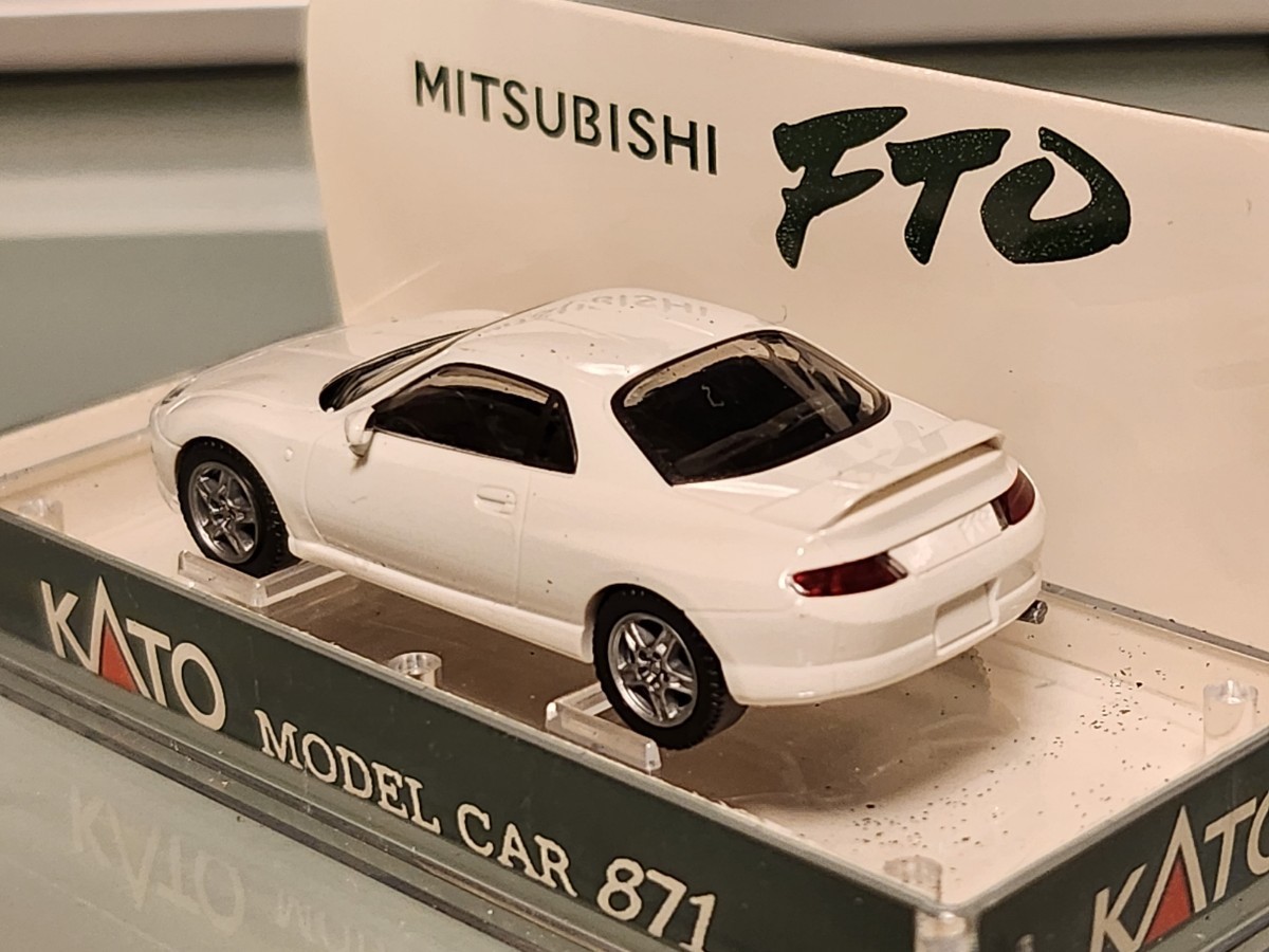 KATO MODEL CAR 871 ミニカー 三菱 FTO 1/87 (ホワイト)_画像3