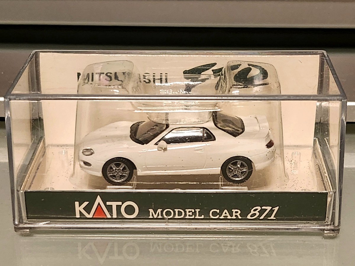 KATO MODEL CAR 871 ミニカー 三菱 FTO 1/87 (ホワイト)_画像1