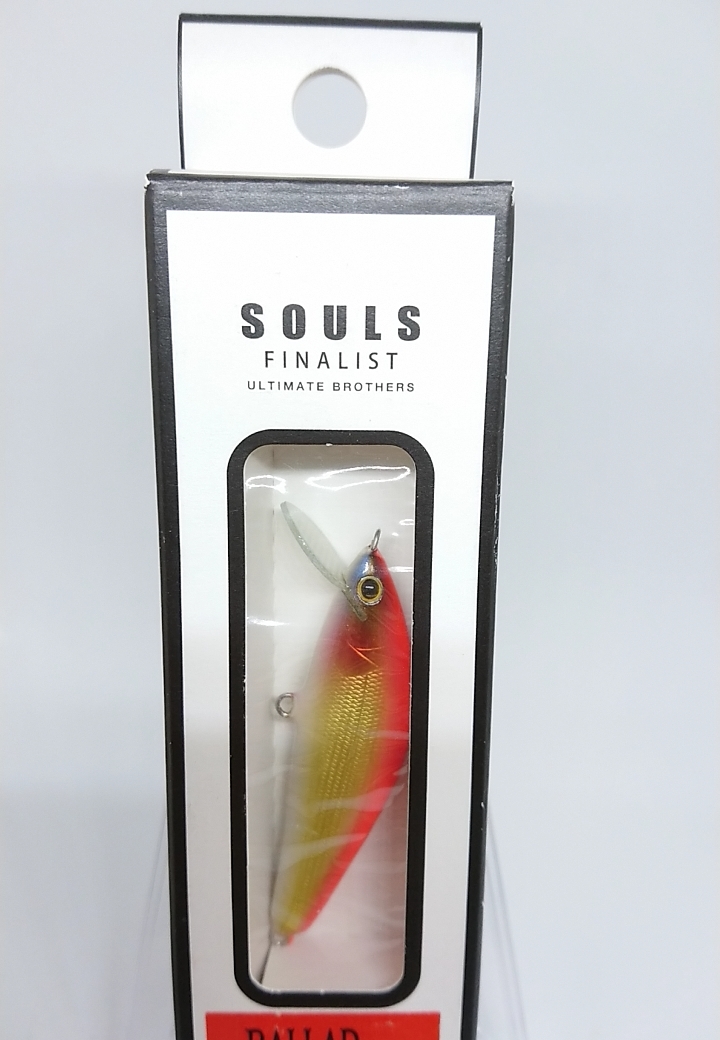 即決　新品未使用　SOULS　ソウルズ　BALLAD　RⅡ　50ｍｍ　3.8ｇ　シンキング　アカキン_画像2