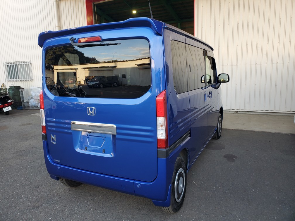 支払総額88万円　4WD　N-VAN　NVAN　＋スタイルクール　R1年式　63516ｋｍ　車検2年付　ナビ　Bカメラ　プッシュスタート_画像4