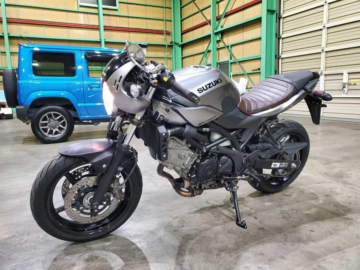 格安　SV650X　SV650XA　ABS付　SV650　R1年式　車検R6年7月　セル始動　VP55B　7352ｋｍ　低走行　　_画像1