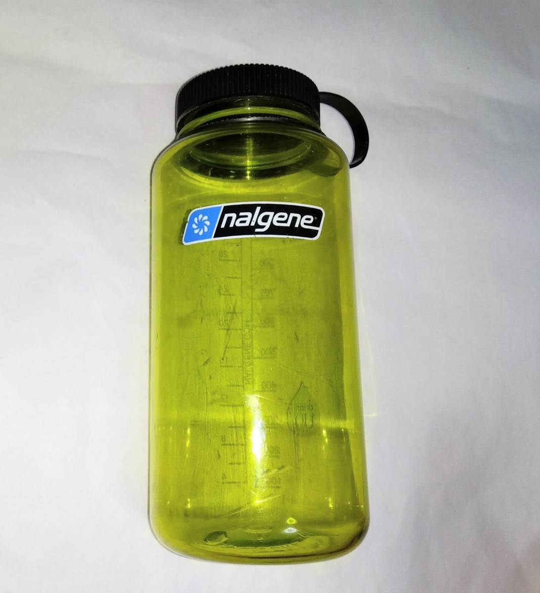 中古 な ナルゲン  nalgene ウオーターボトル 水筒 イエローの画像1