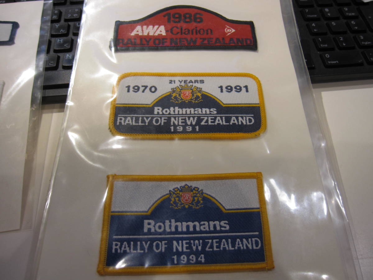 ★WRC公式ワッペン　１９８６／１９９１／１９９４Rally of New Zealand★_画像1