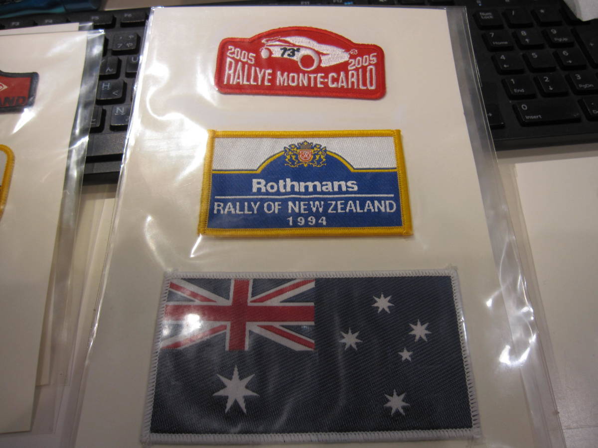★WRC公式ワッペン　１９９４Rally of New Zealand＋２００５Rallye Monte Carlo+オーストラリア国旗★
