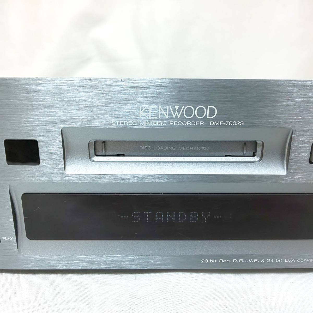 ◎ケンウッド◎KENWOOD DMF-7002S K'sシリーズ MDデッキ 通電確認済 中古現状 即発送_画像3