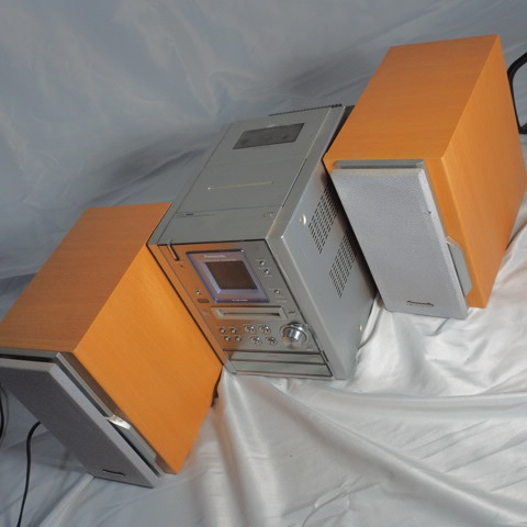 Panasonic パナソニック SA-PM37MD CD MD カセットテープ コンポ 2001年製 オーディオ機器/120サイズ_画像4