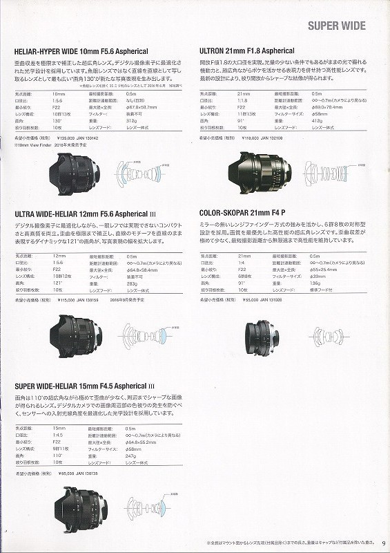 フォクトレンダー Voigtlander 総合カタログ /2016_Vol.2 (未使用美品)_画像4