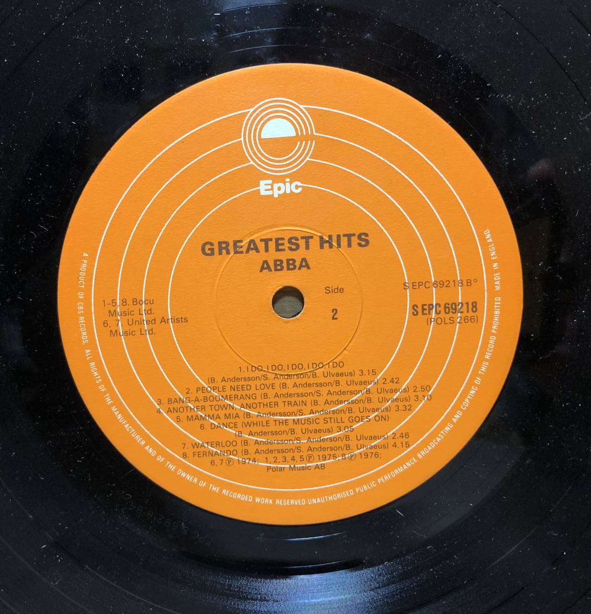 ■1-LP【12461】-【UK盤】ABBAアバ●GREATEST HITS『グレイテスト・ヒッツ 』_画像6