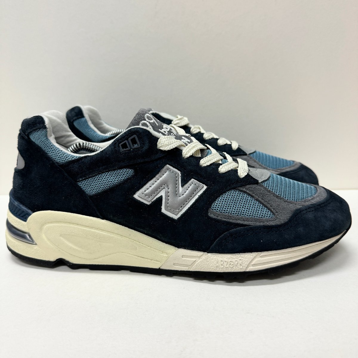 27.5cm NEW BALANCE M990TB2 ニューバランス M990TB2 ネイビーグレー メンズ スニーカー LW H98745_画像1