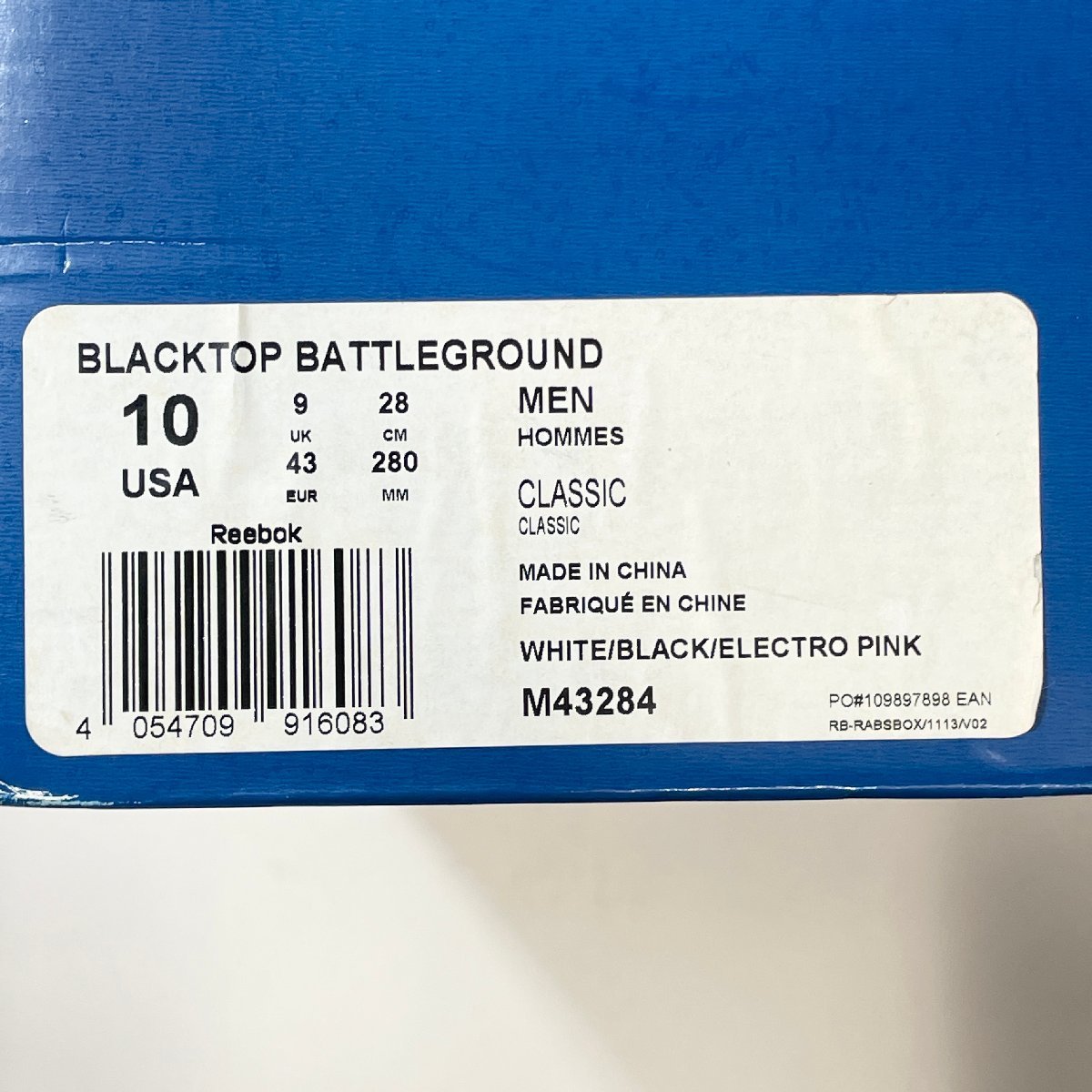28cm REEBOK BLACKTOP BATTLEGROUND M43284 リーボック ブラックトップ バトルグラウンド トライバル ポンプ メンズ スニーカー LH H103198_画像9