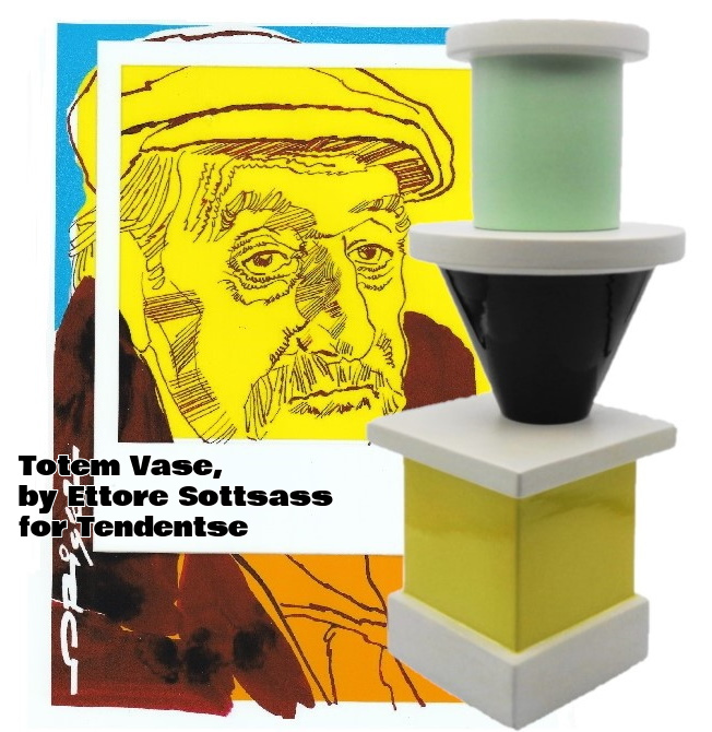 ＜Sottsass Collection＞1985 Tendentse（ALESSI）＿トーテムベース ＿エットーレ・ソットサス