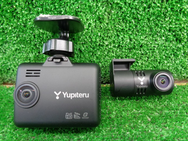 2台分セット! Yupiteru ユピテル Y-210R NS-TW83 フロント リア 前後 カメラ ドライブレコーダー ドラレコ フルHD GPS Ｇセンサー 駐車監視_300x200x251 4kg