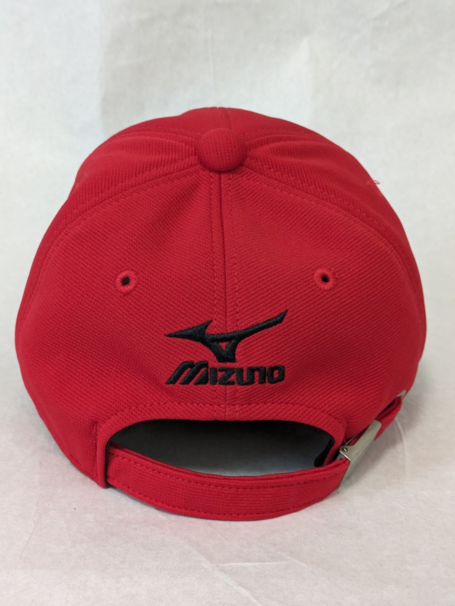  ゴルフ スポーツ キャップ Mizuno クラッシック 帽子 刺繍 赤_画像4