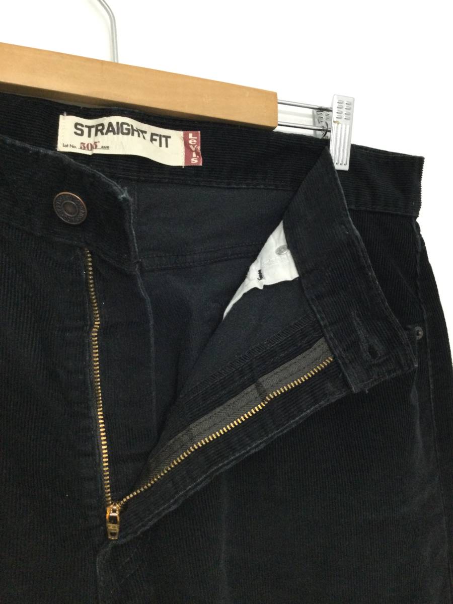 Levi’s リーバイス 505 細畝 コーデュロイパンツ 腰タグなし 33×32 メンズM〜 【良品綺麗】24_画像5