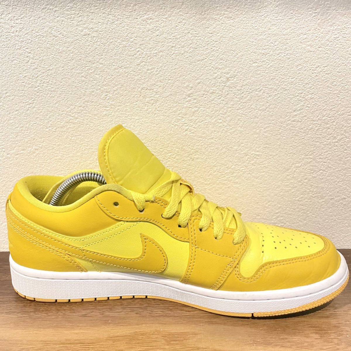 NIKE W AIR JORDAN 1 LOW SUNNY YELLOW ナイキ エア ジョーダン ワン ロー サニーイエロー DC0774-700 27cm_画像5