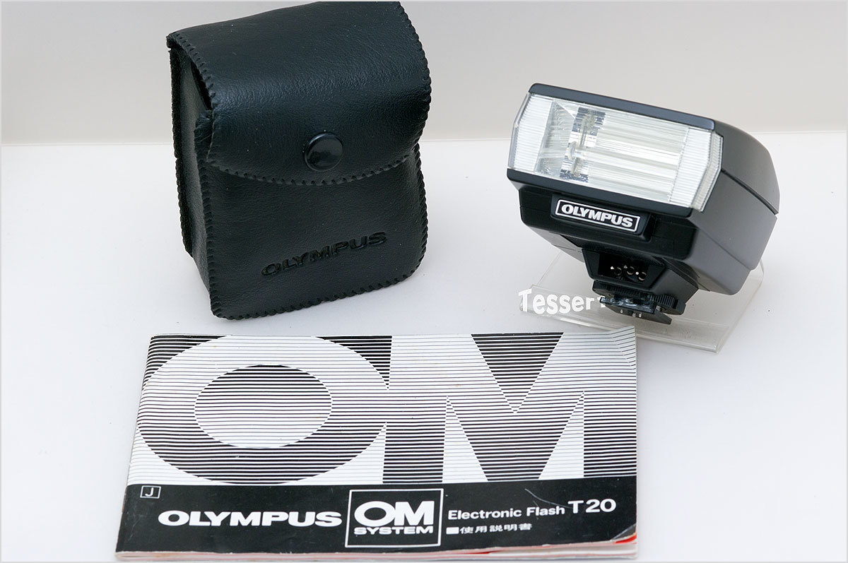 OLYMPUS Electronic Flash T20 使用説明書・ケース付 動作OK [0116]_画像1