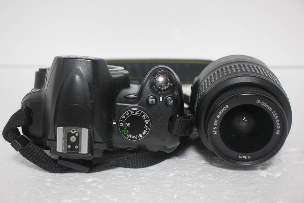 ニコン Nikon D3000 AF-S 18-55 3.5-5.6G VR バッテリー　SDカード_画像6