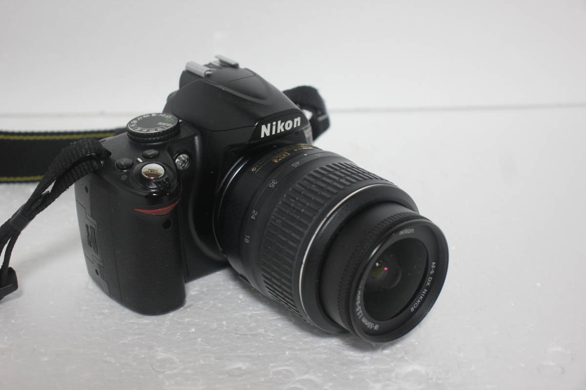 ニコン Nikon D3000 AF-S 18-55 3.5-5.6G VR バッテリー　SDカード_画像9