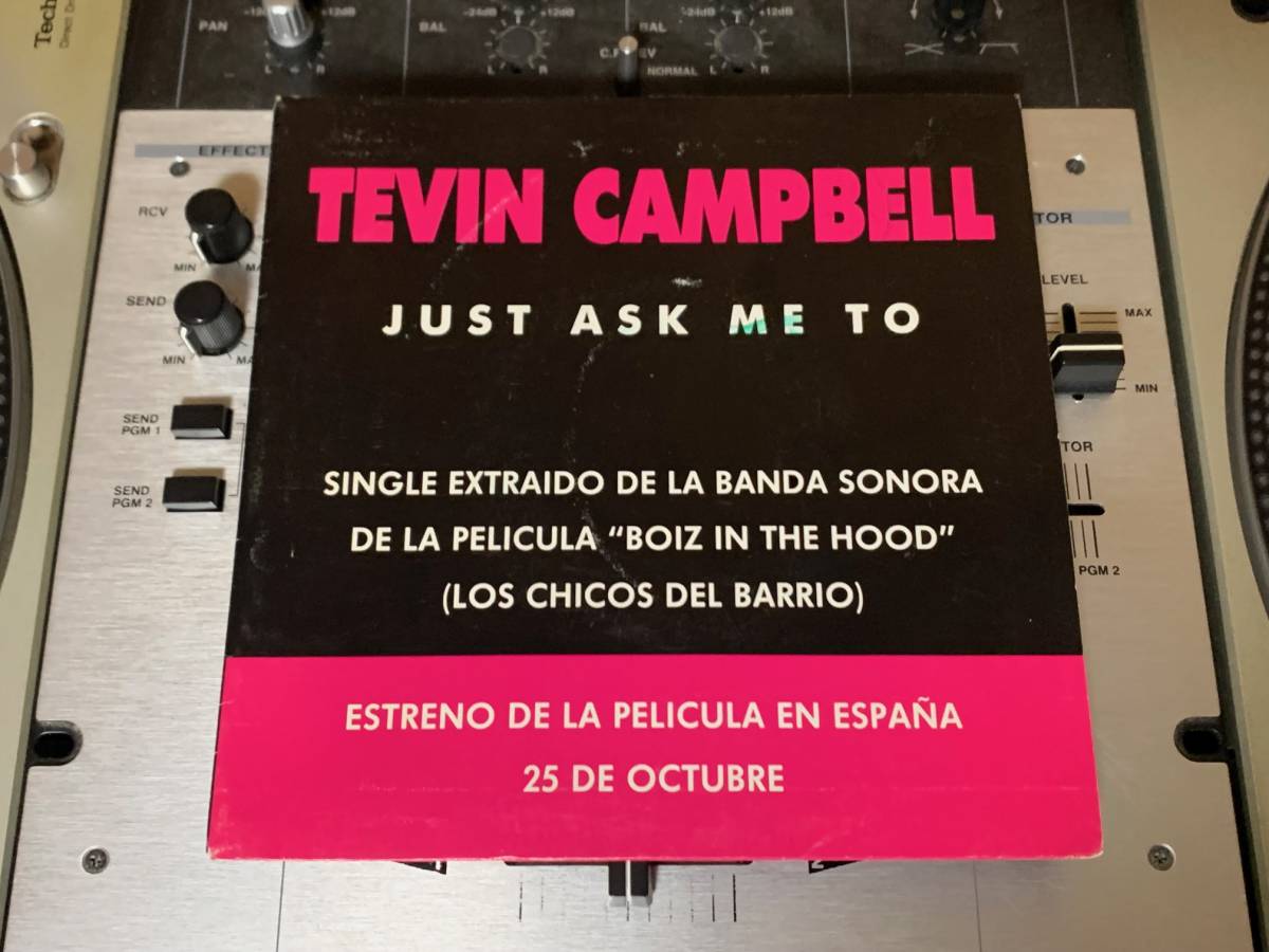 TEVIN CAMPBELL ♪JUST ASK ME TO 7インチ 45_画像1