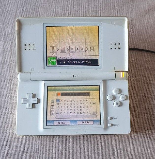 Nintendo DS Lite ホワイト　中古品　ジャンク品