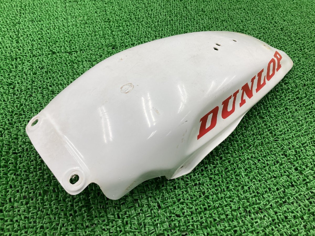 CRM250R リアフェンダー 白 KS6 ホンダ 純正 中古 バイク 部品 MD24 コケキズなし ペイント素材に 車検 Genuine_リアフェンダー