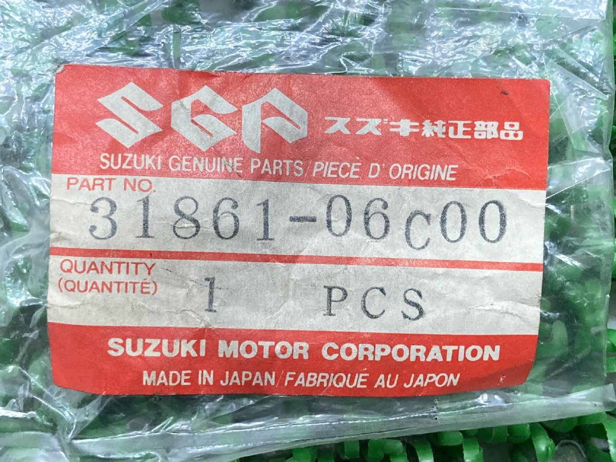 GSX-R400R スターターモーターターミナルキャップ 在庫有 即納 スズキ 純正 新品 バイク 部品 在庫有り 即納可 車検 Genuine ジェベル200_31861-06C00