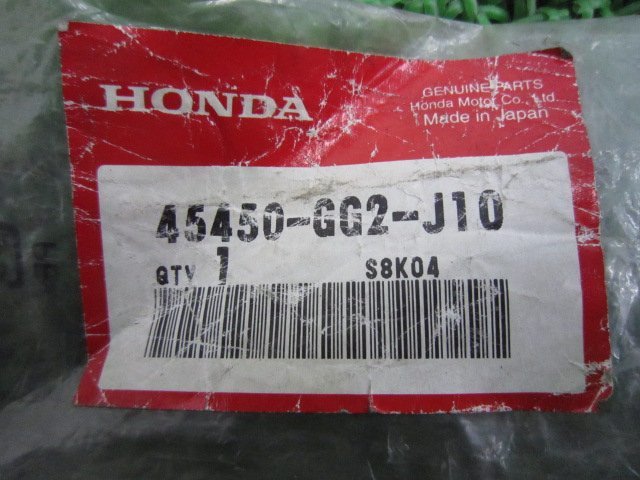 ジャイロX ブレーキワイヤー 45450-GG2-J10 在庫有 即納 ホンダ 純正 新品 バイク 部品 TD01 車検 Genuine_45450-GG2-J10