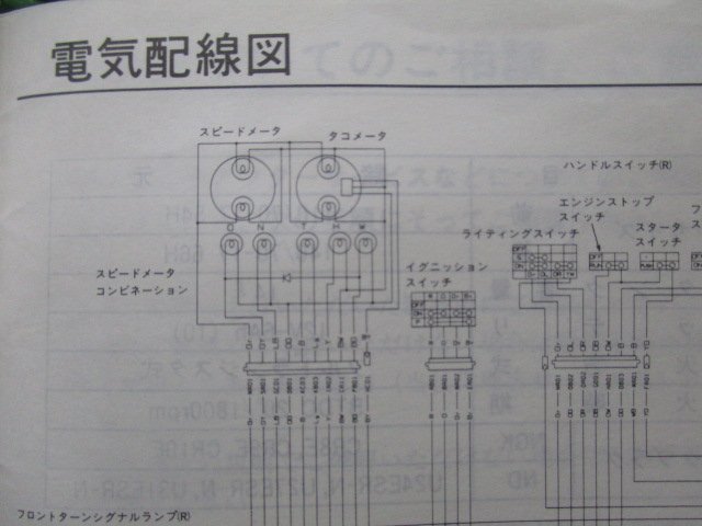 バンディット250 取扱説明書 スズキ 正規 中古 バイク 整備書 配線図有り GJ74A BANDIT 11D Tb 車検 整備情報_99011-11D00/99010-11D00