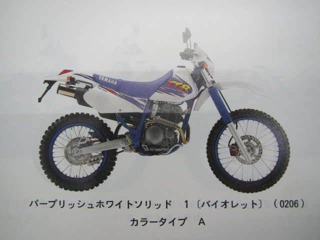 TT250R レイド パーツリスト 1版 ヤマハ 正規 中古 バイク 整備書 4GY1 3 5 4RR1 2 4WA1 車検 パーツカタログ 整備書_パーツリスト