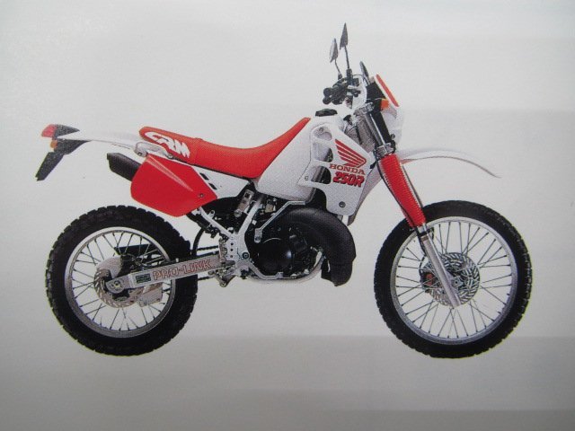 CRM250R parts list 2 version Honda regular used bike service book MD24-100 maintenance .cK vehicle inspection "shaken" parts catalog service book 