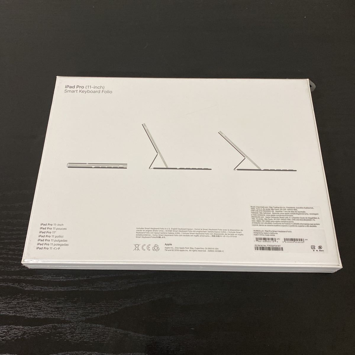 新品 アップル純正 11インチiPad Pro用Smart Keyboard Folio 新品 アップル純正 11インチiPad Pro用Smart Keyboard Folio