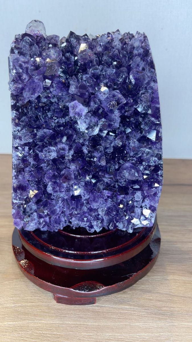 ウルグアイ産　アメジスト　クラスター　ジオード　原石 紫水晶 高品質　開運　風水　家庭円満